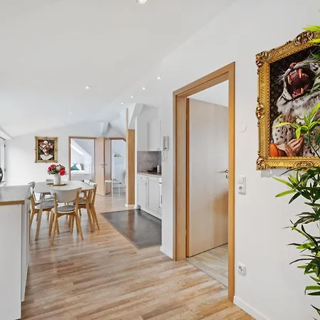 公寓 Jenapartments Penthouse Terrasse Waschtrockner Sehr Zentral