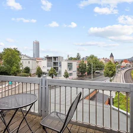 Appartement Jenapartments Penthouse Terrasse Waschtrockner Sehr Zentral