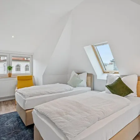 公寓 Jenapartments Penthouse Terrasse Waschtrockner Sehr Zentral *