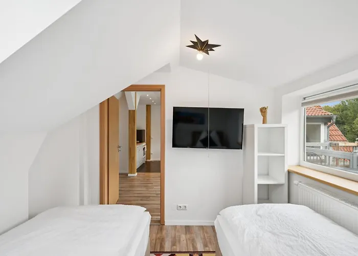 Jenapartments Penthouse Terrasse Waschtrockner Sehr Zentral * Jena